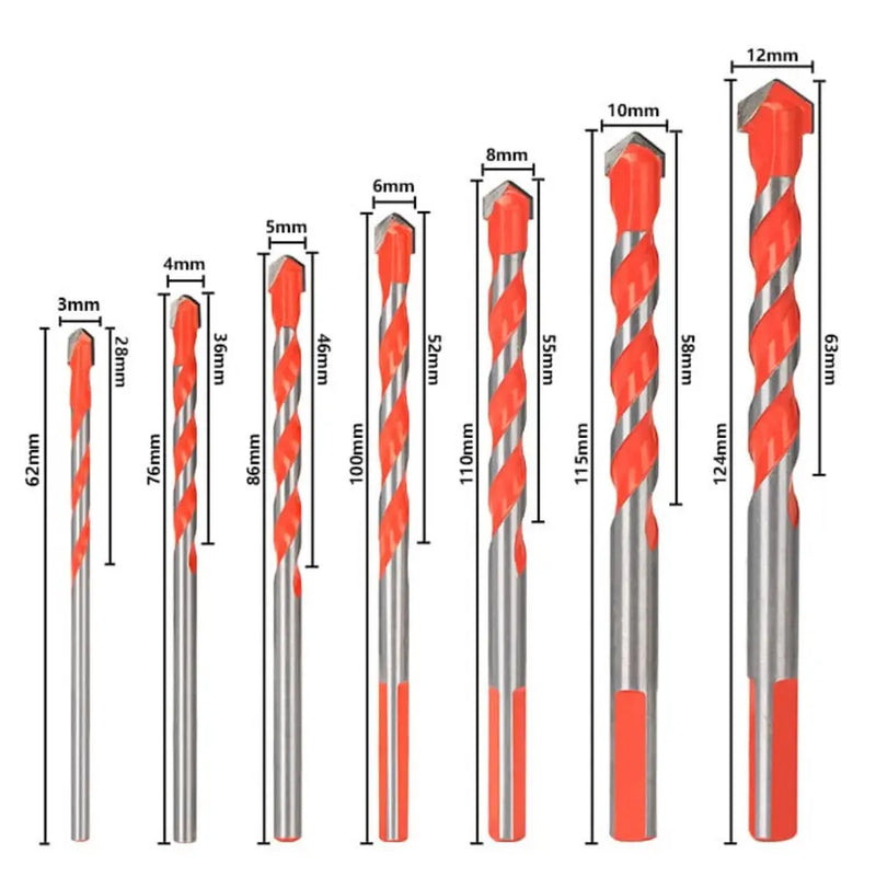 Kit Completo de Brocas Diamantadas Super Drill