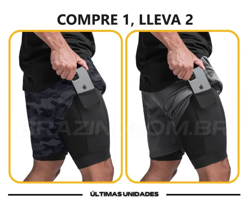 Shorts Dry-Fit de Compresión - [Compra 1 Lleva 2]