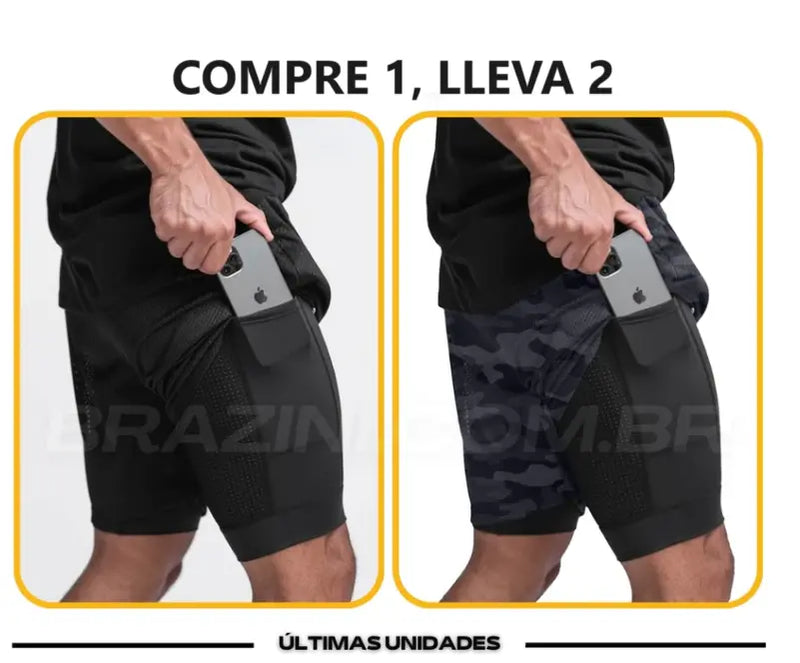 Shorts Dry-Fit de Compresión - [Compra 1 Lleva 2]