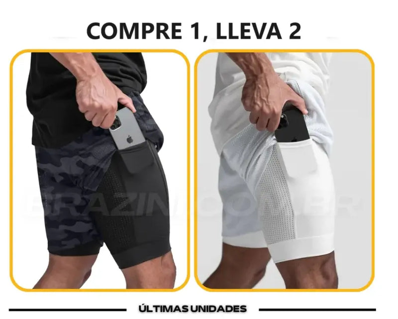 Shorts Dry-Fit de Compresión - [Compra 1 Lleva 2]