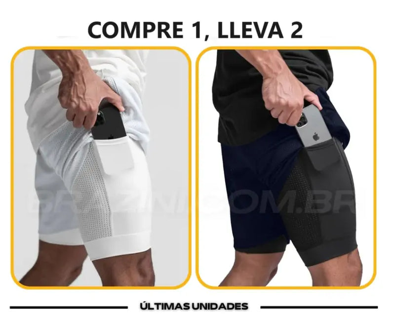 Shorts Dry-Fit de Compresión - [Compra 1 Lleva 2]