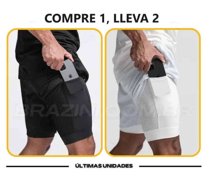 Shorts Dry-Fit de Compresión - [Compra 1 Lleva 2]