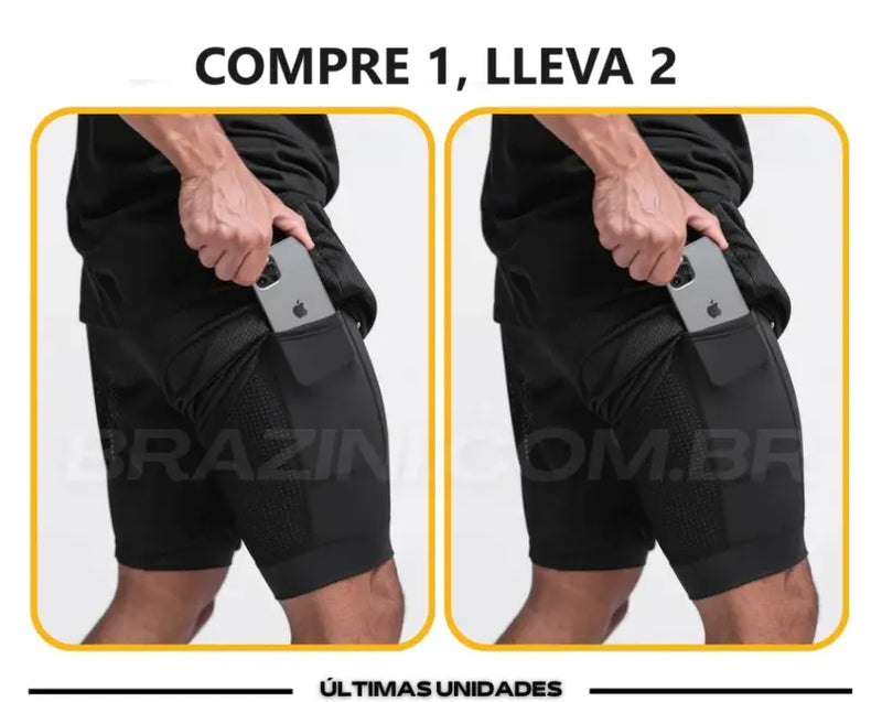 Shorts Dry-Fit de Compresión - [Compra 1 Lleva 2]