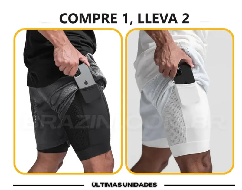 Shorts Dry-Fit de Compresión - [Compra 1 Lleva 2]