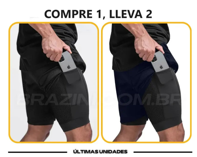 Shorts Dry-Fit de Compresión - [Compra 1 Lleva 2]