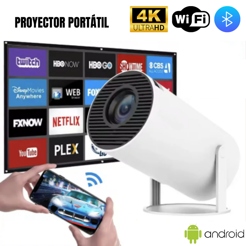 Proyector Portátil 4K Original - CineMax